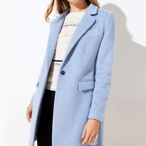 Loft Petite Modern Coat in Light Peri Heather